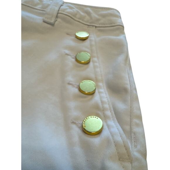 Michael Kors White mini skirt | sailor buttons | nautical | preppy chic | size 8 - Picture 3 of 7